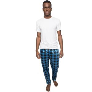 imageMembers Only Mens Short Sleeve Bamboo Rayon Sleep TShirtWhite