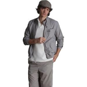 imageMembers Only Mens Windbreaker Packable Jacket Waterproof Rain Jacket Men Lightweight for Golf Cycling Fishing Hiking GearLight Grey