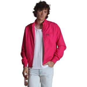 imageMembers Only Original Iconic Racer Jacket for Men  Slim Fit Hot Pink