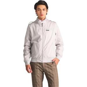 imageMembers Only Original Iconic Racer Jacket for Men  Slim Fit Light Grey