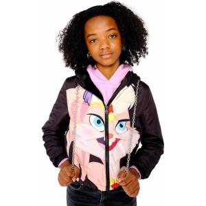 imageMembers Only Printed Midweight With Fur Lining Jacket for Girls Pack of 1Black
