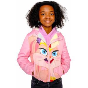 imageMembers Only Printed Midweight With Fur Lining Jacket for Girls Pack of 1Pink