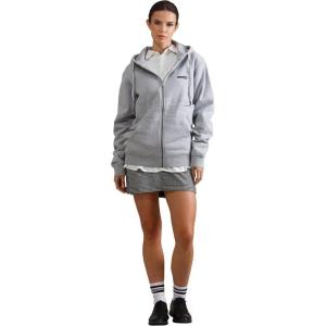 imageMembers Only Womens Brooklyn ZipUp Oversized HoodieGrey