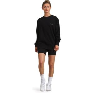 imageMembers Only Womens Preston Crew Neck Oversized SweatshirtBlack