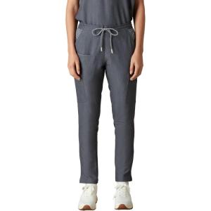 imageMembers Only Womens Reus Open Bottom Scrub Pant  Medical Scrubs  Hospital Uniform Graphite