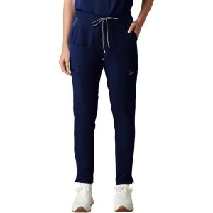 imageMembers Only Womens Reus Open Bottom Scrub Pant  Medical Scrubs  Hospital Uniform Navy