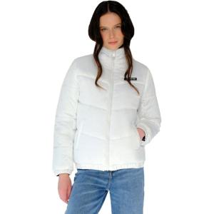 imageMembers Only Womens Rugrats Reversible Cire Puffer Jacket  Zip Closure  Reversible Design  White Large