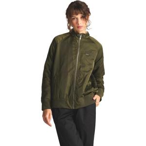 imageMembers Only Womens Satin Bomber JacketDark Green