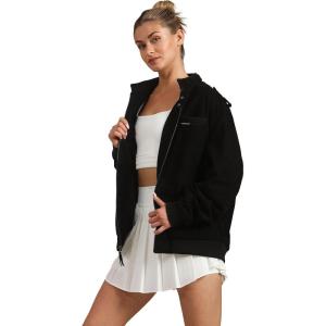 imageMembers Only Womens Soft Suede Iconic Oversized JacketBlack