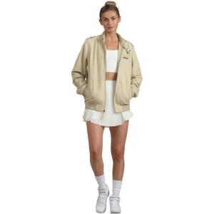 imageMembers Only Womens Soft Suede Iconic Oversized JacketChamois