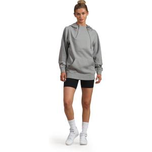 imageMembers Only Womens Taylor Double Zipper Pullover Oversized HoodieAsh