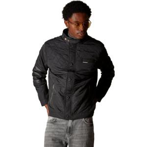 imageMembers Only Belmont Mens Quilted Bomber Jacket  Mens Winter Diamond Quilted OuterwearBlack