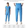 imageMembers Only Womens Valencia Jogger Scrub Pants for Women  Rib Bottom Medical Scrubs  Womens Scrubs  Hospital ScrubsCeil Blue