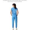imageMembers Only Womens Valencia Jogger Scrub Pants for Women  Rib Bottom Medical Scrubs  Womens Scrubs  Hospital ScrubsCeil Blue