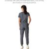 imageMembers Only Womens Valencia Jogger Scrub Pants for Women  Rib Bottom Medical Scrubs  Womens Scrubs  Hospital ScrubsGraphite