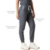 imageMembers Only Womens Valencia Jogger Scrub Pants for Women  Rib Bottom Medical Scrubs  Womens Scrubs  Hospital ScrubsGraphite