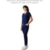 imageMembers Only Womens Valencia Jogger Scrub Pants for Women  Rib Bottom Medical Scrubs  Womens Scrubs  Hospital ScrubsNavy