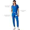 imageMembers Only Womens Valencia Jogger Scrub Pants for Women  Rib Bottom Medical Scrubs  Womens Scrubs  Hospital ScrubsRoyal Blue