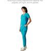 imageMembers Only Womens Valencia Jogger Scrub Pants for Women  Rib Bottom Medical Scrubs  Womens Scrubs  Hospital ScrubsTeal