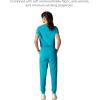 imageMembers Only Womens Valencia Jogger Scrub Pants for Women  Rib Bottom Medical Scrubs  Womens Scrubs  Hospital ScrubsTeal