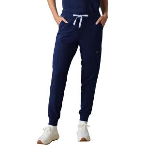 imageMembers Only Womens Valencia Jogger Scrub Pants for Women  Rib Bottom Medical Scrubs  Womens Scrubs  Hospital ScrubsNavy