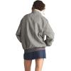 imageMembers Only Womens Glen Plaid Iconic Oversized Jacket Grey Print