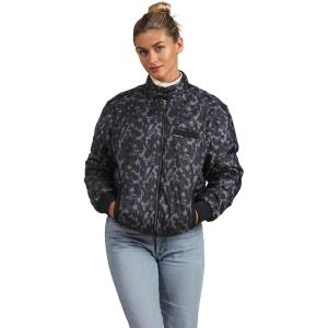 imageMembers Only Womens SoHo Quilted Oversized JacketBlackCamo