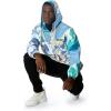 imageMembers Only Mens Big Bugs Windbreaker Jacket  Versatile Style  Comfortable Blue Camo Large
