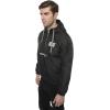 imageMembers Only Nickelodeon Print Lightweight Windbreaker Jacket for Men with Hood ampamp Half Zip Black 2XL
