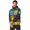 imageMens Keith Haring X Members Only Windbreaker Jacket  Black Black  XLarge