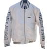 imageMembers Only Mens Looney Tunes Bomber Jacket Silver Grey Large