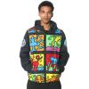 imageMens Keith Haring X Members Only Windbreaker Jacket  Black Black  XLarge