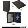 imageMembers Only Debossed Blue Passport Holder RFID Blocking Passport Book Holder Travel Must Haves BlueBlack