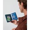 imageMembers Only Debossed Blue Passport Holder RFID Blocking Passport Book Holder Travel Must Haves BlueBlue