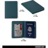 imageMembers Only Debossed Blue Passport Holder RFID Blocking Passport Book Holder Travel Must Haves BlueBlue
