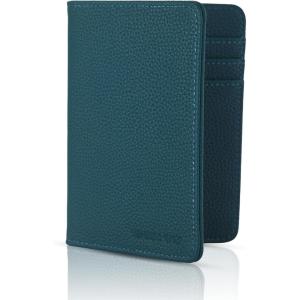imageMembers Only Debossed Blue Passport Holder RFID Blocking Passport Book Holder Travel Must Haves BlueBlue