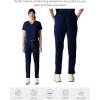 imageMembers Only Reus Wide Leg Scrub Pants for Womens  Scrub Joggers Women  Scrubs Pants WomenNavy
