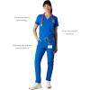 imageMembers Only Reus Wide Leg Scrub Pants for Womens  Scrub Joggers Women  Scrubs Pants WomenRoyal Blue