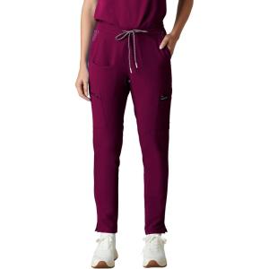 imageMembers Only Reus Wide Leg Scrub Pants for Womens  Scrub Joggers Women  Scrubs Pants WomenWine