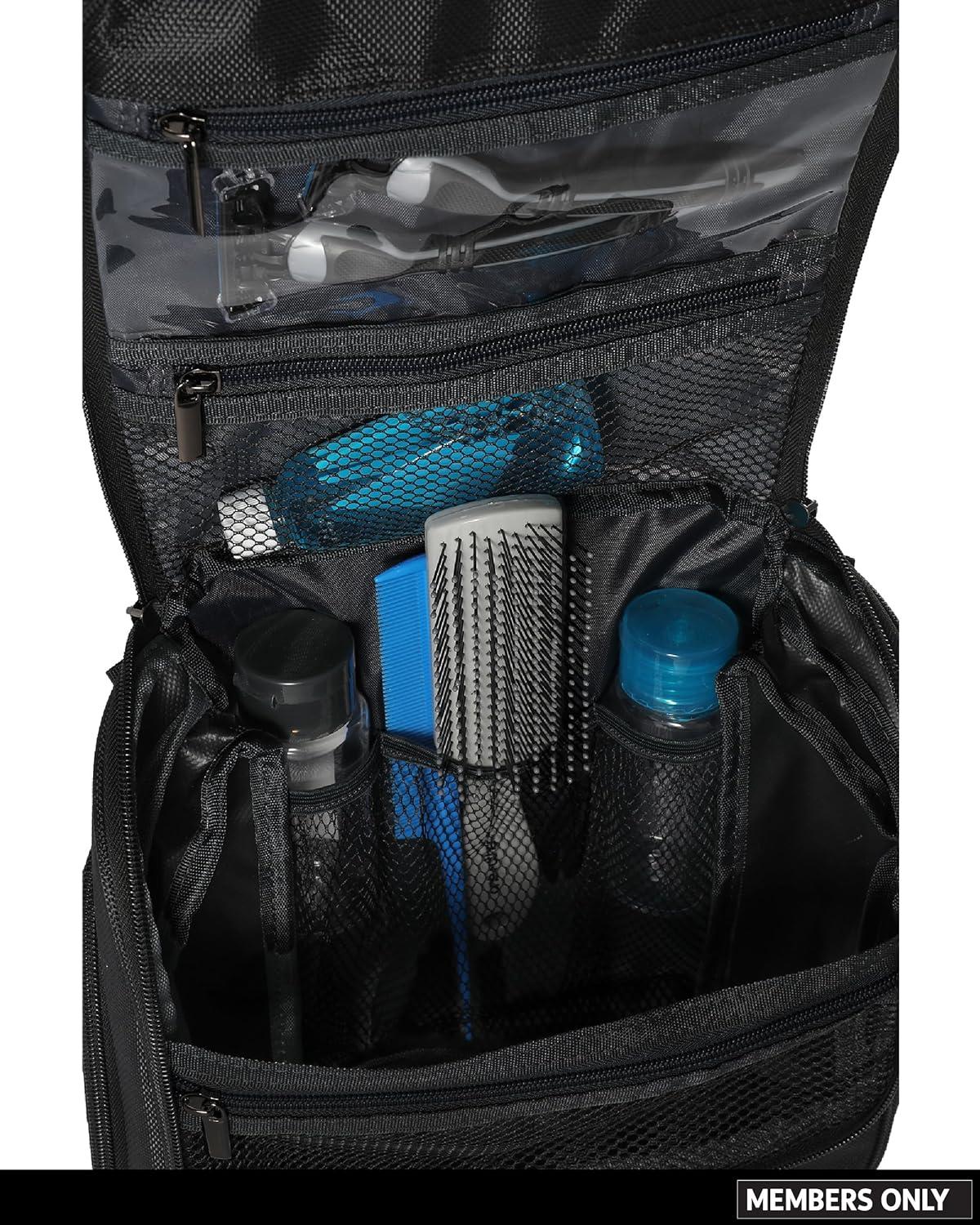 imageMembers Only Hanging Toiletry Bag Travel Makeup Bag Hygiene Kit Travel Essentials