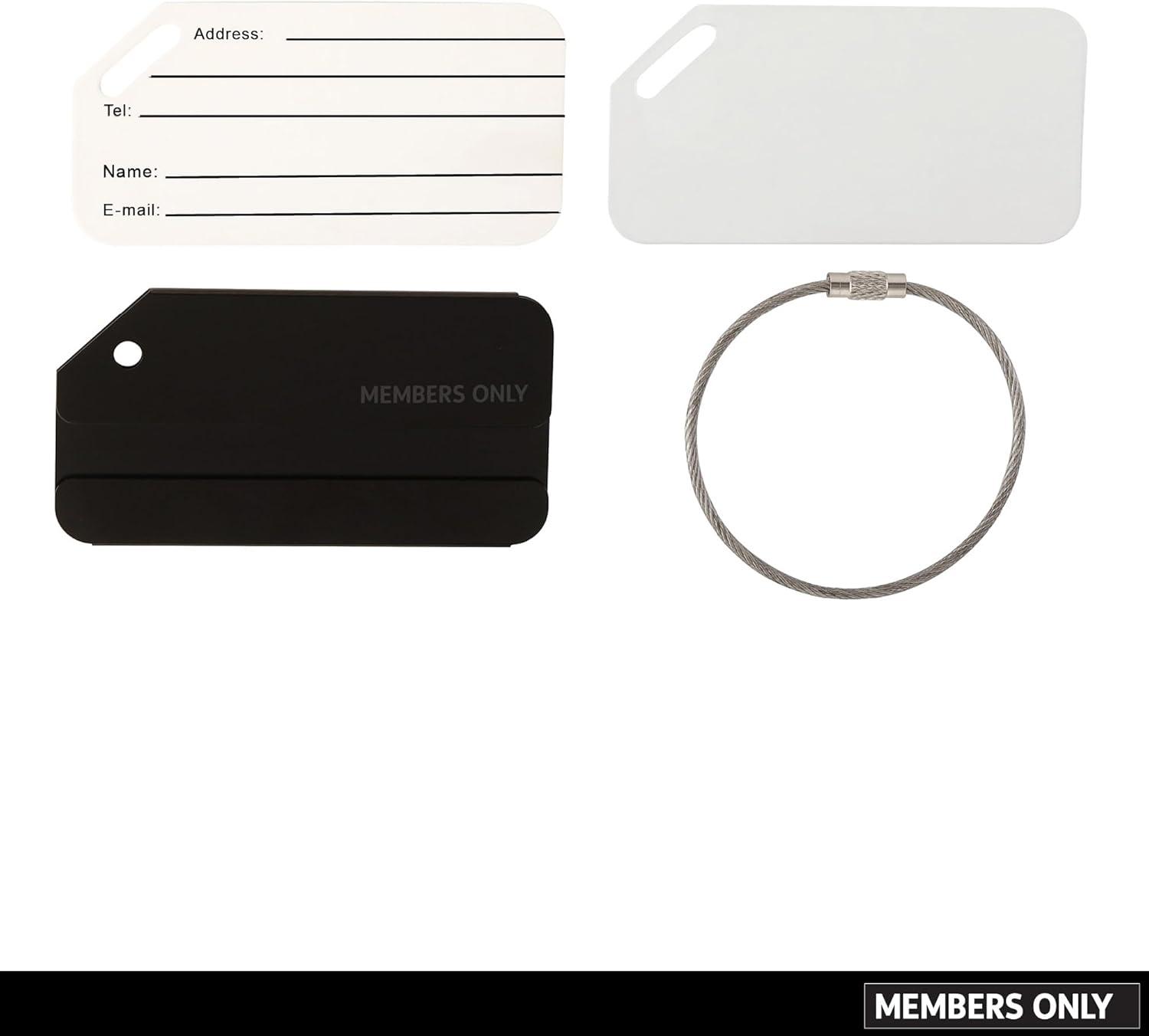 imageMembers Only Luggage Tags 3Pack Bag Tags for Luggage Suitcase Identifiers