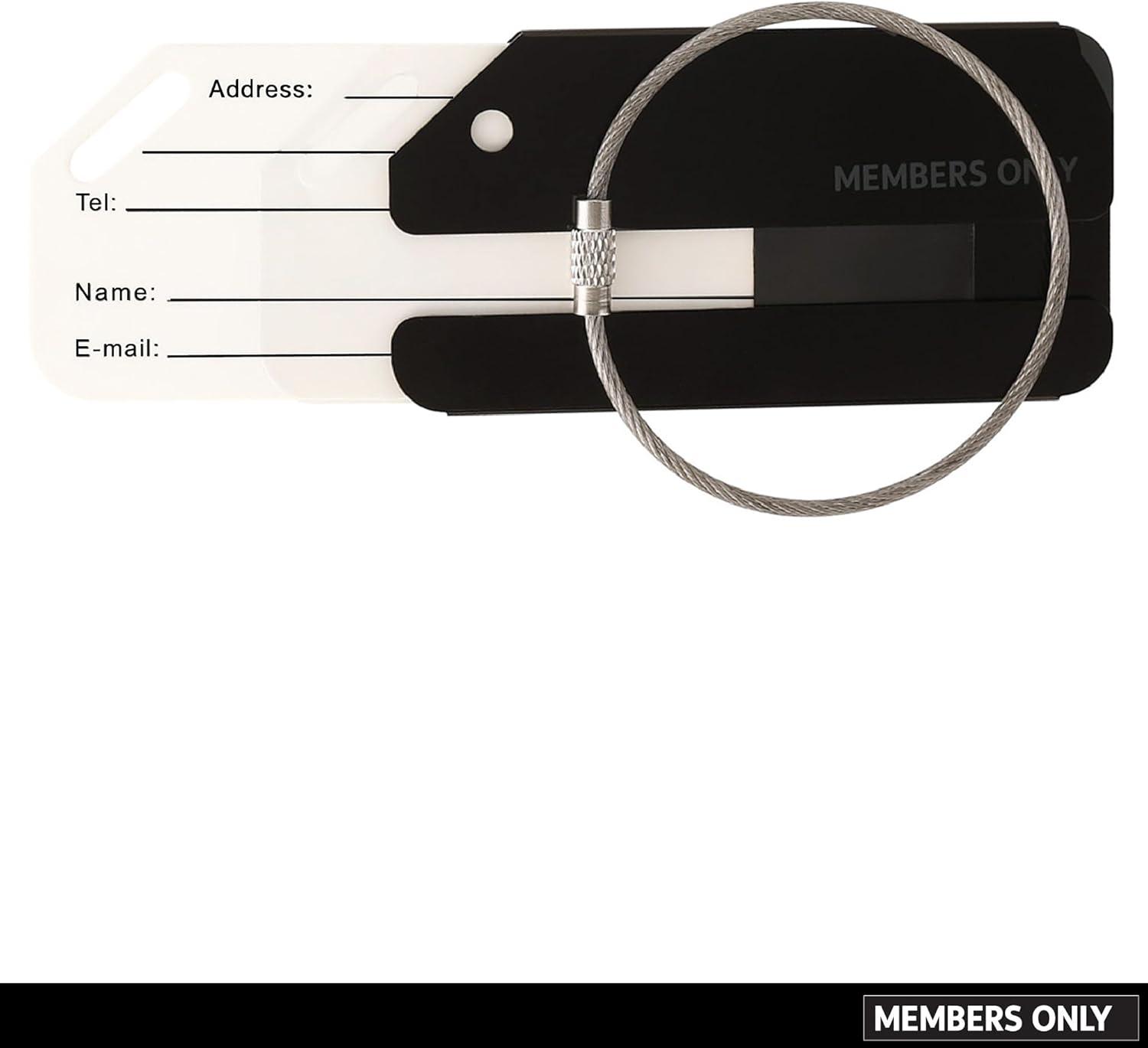 imageMembers Only Luggage Tags 3Pack Bag Tags for Luggage Suitcase Identifiers