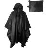 imageMembers Only Packable Rain Poncho Lightweight Waterproof Travel Rain Ponchos for Men with Pouch