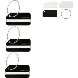 imageMembers Only Luggage Tags 3Pack Bag Tags for Luggage Suitcase Identifiers