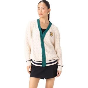 imageMembers Only Womens Cable CardiganOffwhite