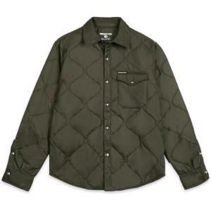 imageMembers Only Womens Quilted Shirt JacketOlive