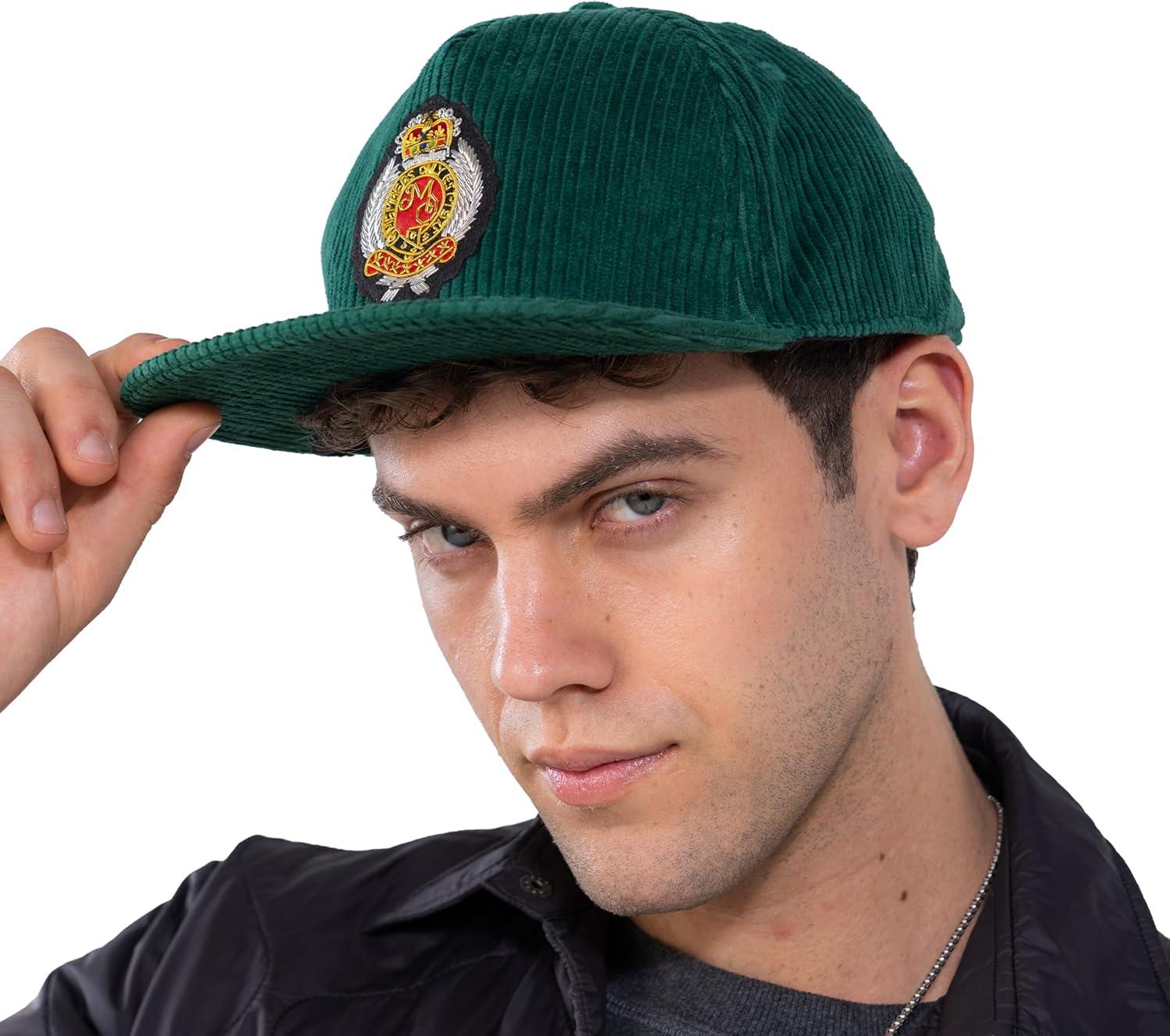 imageMembers Only Hat Corduroy Vintage Unisex Baseball Adjustable Cap 100 CottonGreen