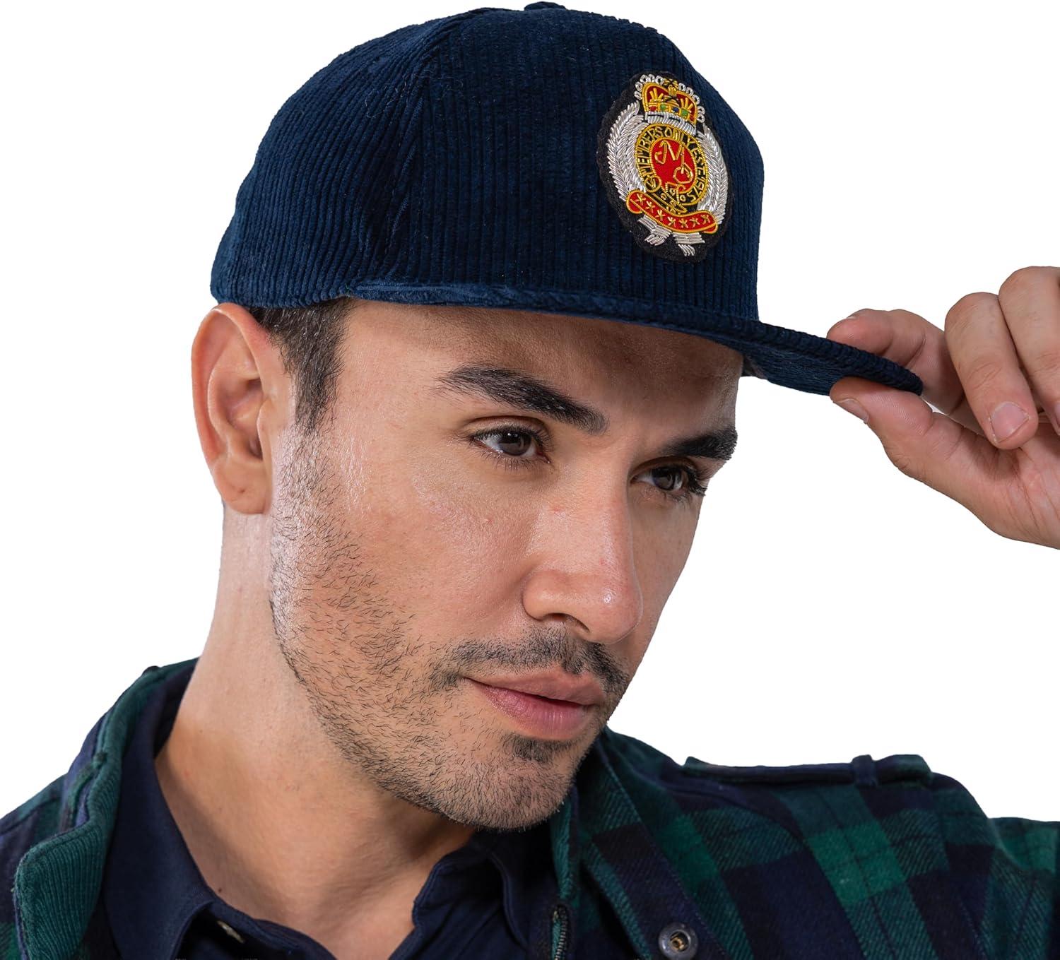 imageMembers Only Hat Corduroy Vintage Unisex Baseball Adjustable Cap 100 CottonNavy