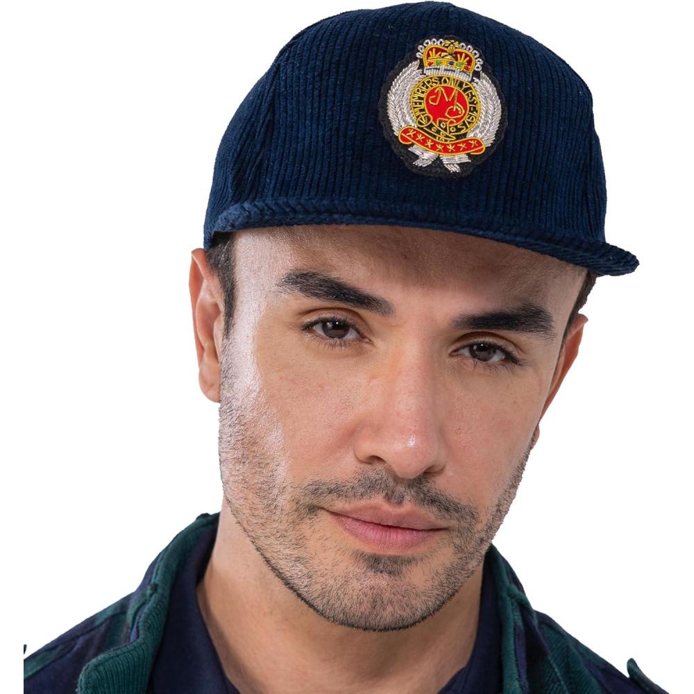 imageMembers Only Hat Corduroy Vintage Unisex Baseball Adjustable Cap 100 CottonNavy