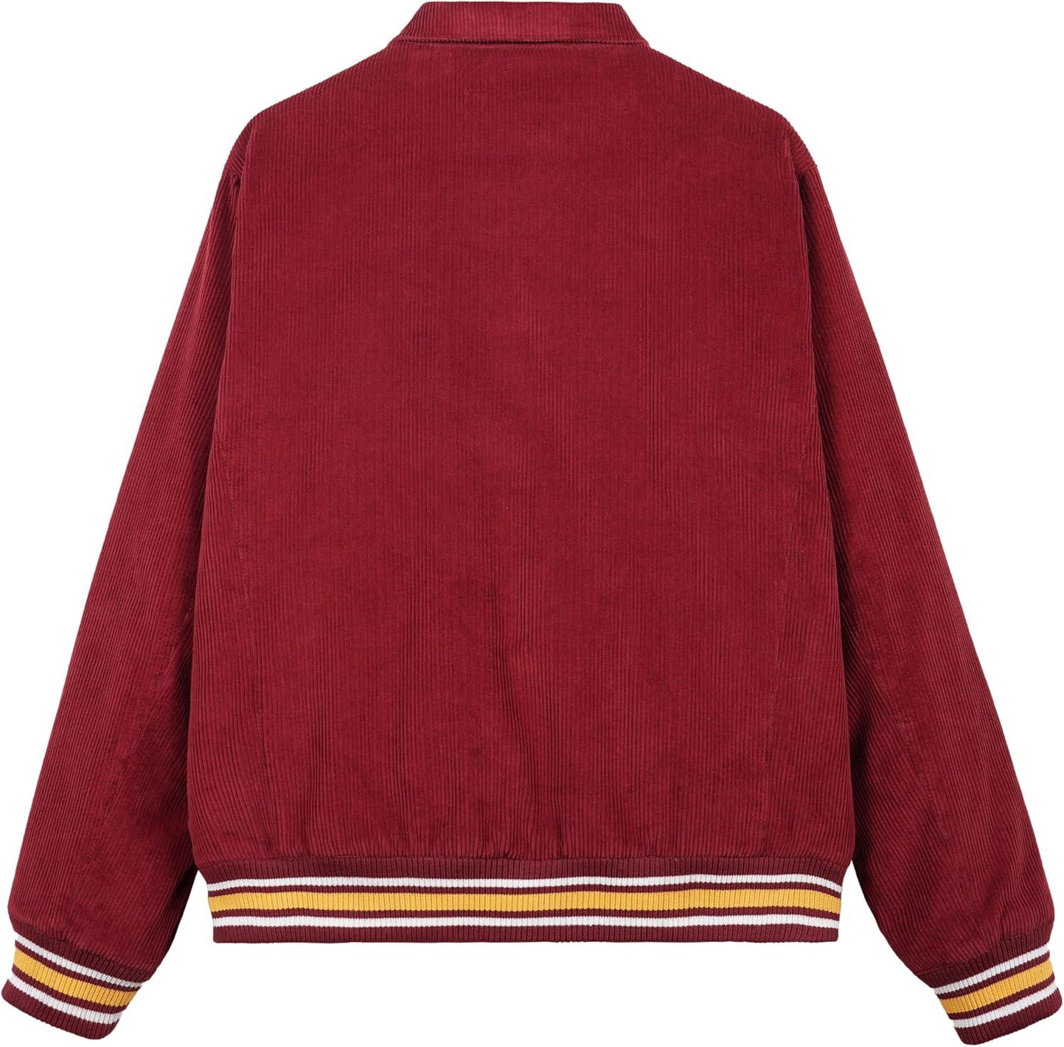 imageMembers Only Womens Corduroy Varsity JacketRed